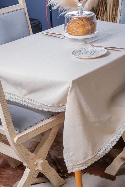 vivamaison Fata de masa din in dantela