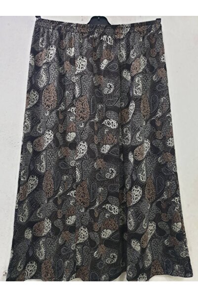 sercan konfeksiyon Kadın 6 Parçalı Uzun Beli Lastikli Etek