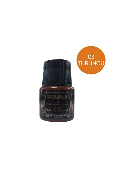 Cadence Vitray Boya 03 Turuncu 45ml