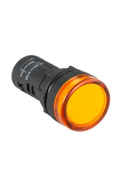 Genel Markalar Led Sinyal Lambası Sarı 22mm 220v Ac