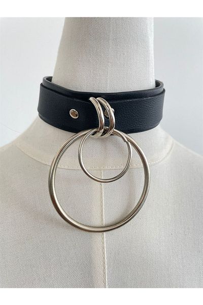 Planet Butik Gothic Ring Detailed Choker
