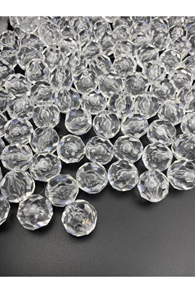 Hedef Bijuteri 100 جرام 20 مللي متر لون شفاف قرص العسل نموذج خرز أكريليك ، مج...