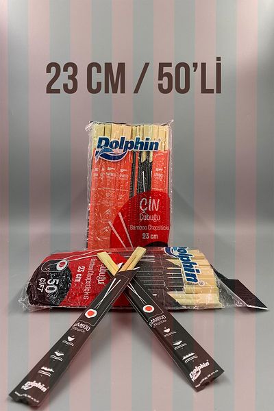 Dolphin 50 Pieces Bamboo Trash Stick Choopstick - Chinese Stick