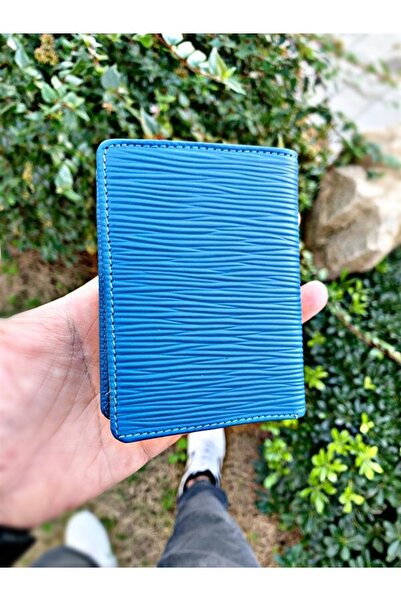 goldenmod Lubeck Slım Blue Cüzdan