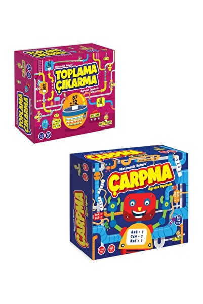 yükselen zeka +5 Yaş Toplama – Çıkarma – Çarpma Öğreten Oyuncak 2’li Set (yükselen Zekâ)