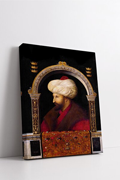 Carmen Gentile Bellini - Fatih Sultan Mehmet Portre Kanvas Tablo - Başyapıtlar