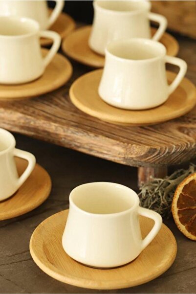 Bambum Rumeli 6-Person Gilded Coffee Cup Set