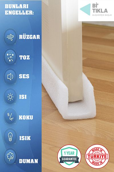 Viscomina 2 bucăți de material izolator termic anti-vânt sub ușă