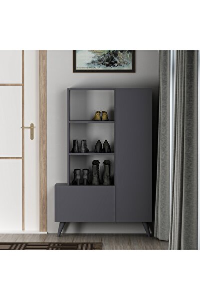 Derya Dekor Agostina Ayakkabılık Antrasit