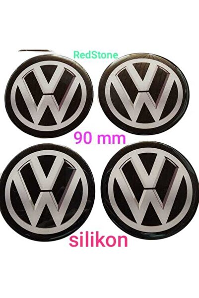 OEM Vw Volkswagen Plasto (damla) Yapıştırma Jant Göbeği 4 Lü 90 Mm.
