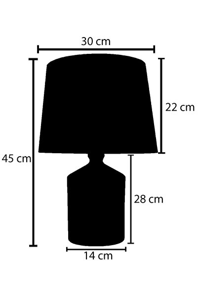 Qdec Ceramic Cube Vase Lampshade Gray - Vectoryaprak