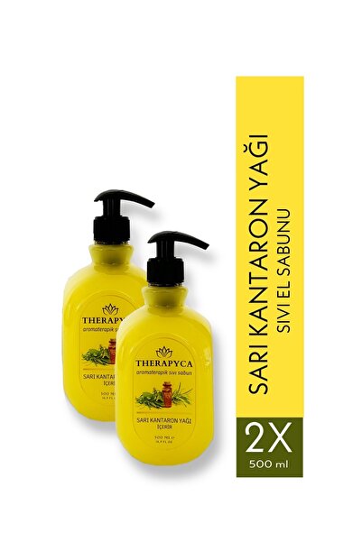 Aromaterapik Sıvı Sabun 500 ml- Doğal Sarı Kantaron Yağı Içerir X2