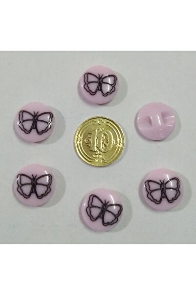 Genel Markalar Bebek Yelek Düğmesi Lazer Çizim-6 Adet