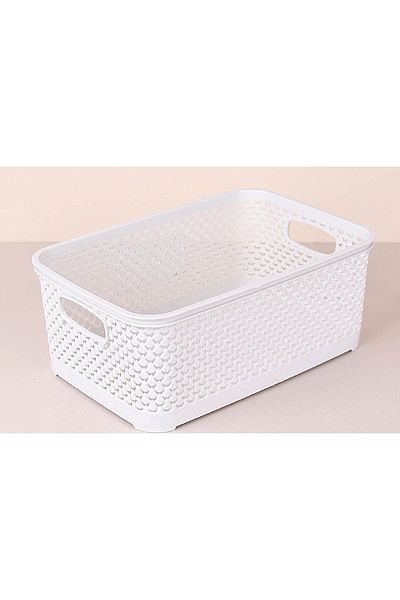 Bastonlu Eminhome Drop Organizer Decorative Plastic Basket