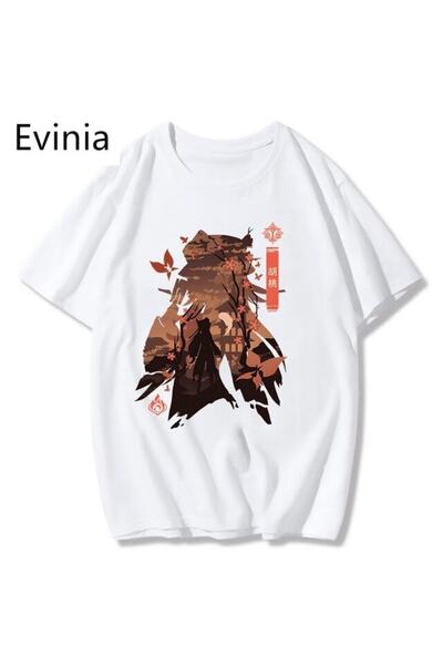 GALASHOP Genshin T-Shirts Venti Printed T-Shirts Mod35