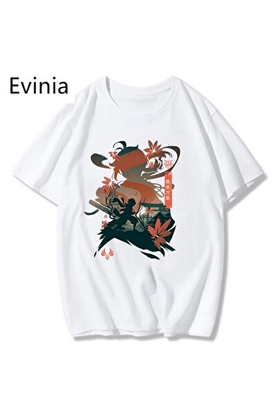 GALASHOP Genshin T-Shirts Venti Printed T-Shirts Mod45