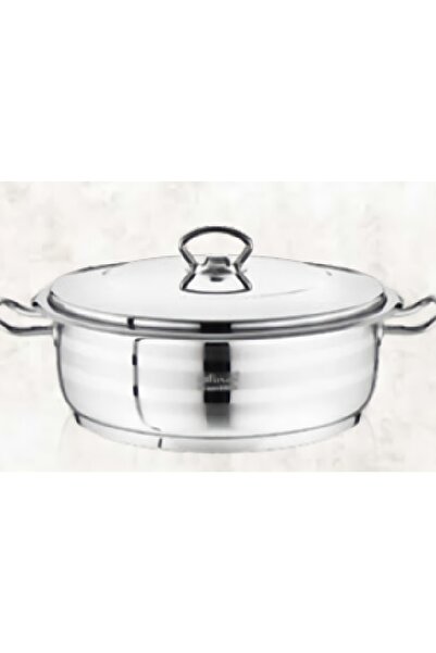 SAFINOX Çelik Karnıyarık Basık Tencere 28cm