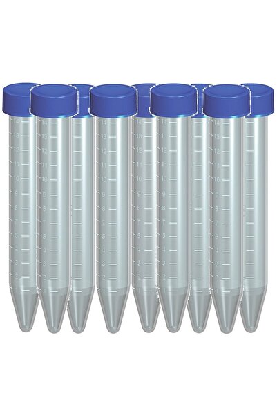 TıpKimSan Falkon Tüpü 15 ml Santrifüj Tüpü Kapaklı - 10 Adetlik Paket