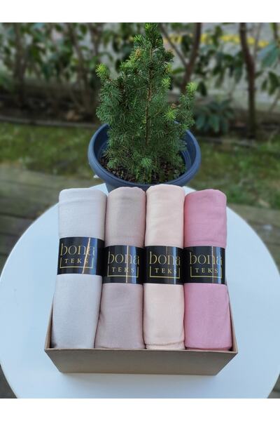 bona Teks Combed Cotton Shawl Set of 4