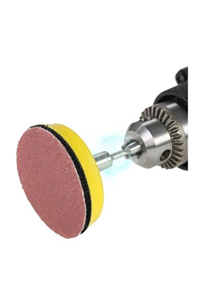 MOONSHOP 7 Parça Cırt Zımpara Spiral Avuç Taşlama Matkap Cırt Taban Pimli