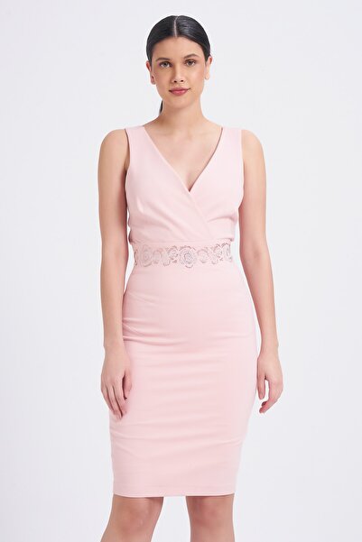 Balizza Blz-sırt Dekolteli Kokteyl Elbisesi