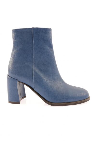 DGN Round Toe Heeled Women's Boots Blue Fediye 51653285