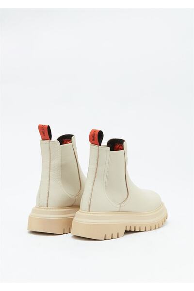 Harley Davidson Harley-davidson Mourır Kadın Bej Deri Bot