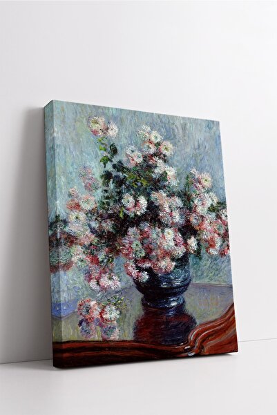 Carmen Claude Monet - Kasımpatı Çiçekleri Kanvas Tablo - Başyapıtlar