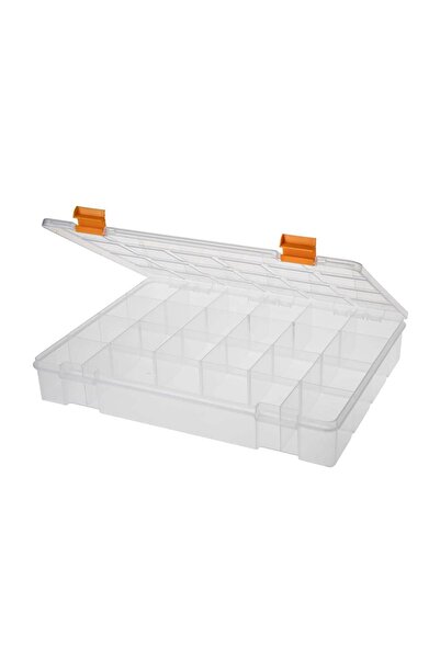 Microcase 21 Bölmeli Kapaklı Balıkçı Marangoz Malzeme Ve Takı Aksesuar Kutusu...