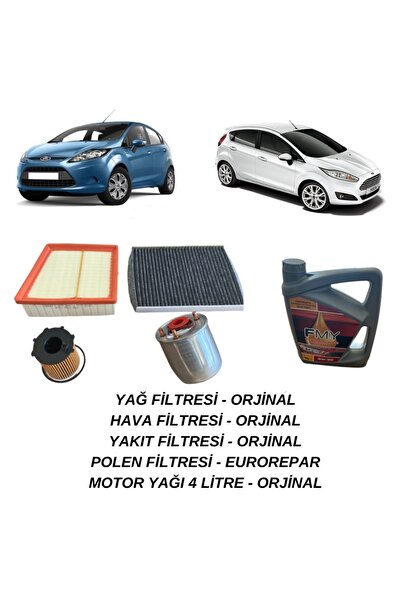 OEM Ford Fiesta Bakım Seti 2012-2017 1.4/1.5/1.6 Dizel