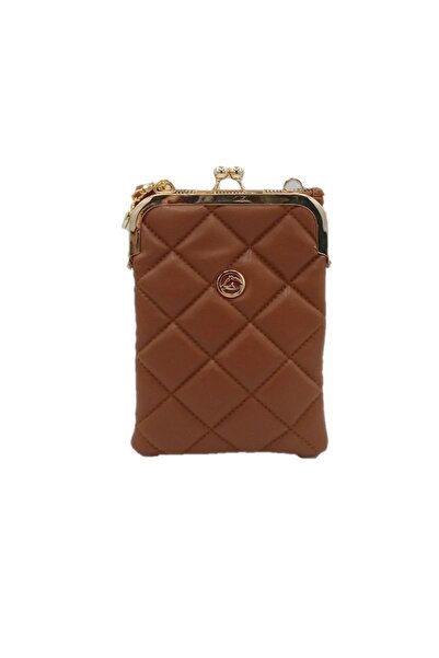 Angel Polo Yandan Deri Askılı Kadın Mini El Omuz Çantası