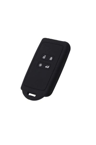 OLED GARAJ Compatible For Renault Megane 4-Captur-Kadjar-Talisman Silicone Keychain Black