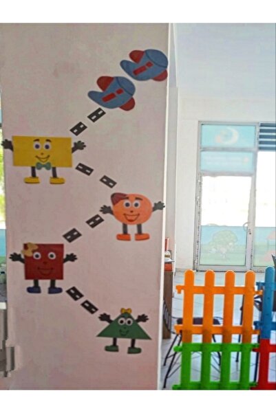 Aydede Oyunevi لوحة للأشكال الهندسية للمدارس الابتدائية ومرحلة ما قبل المدرسة