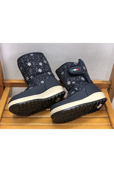 KAFKASLAR Kız Erkek Çocuk Renkli Cırtlı Kar Botu Çizme