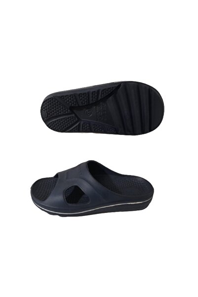 GEZER Unisex Lacivert-beyaz Çizgili Banyo Balkon Plaj-deniz -havuz Günlük Terlik