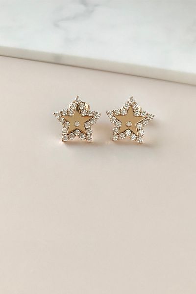 SilverStone Starry Zircon Stone Xuping Vip Earrings