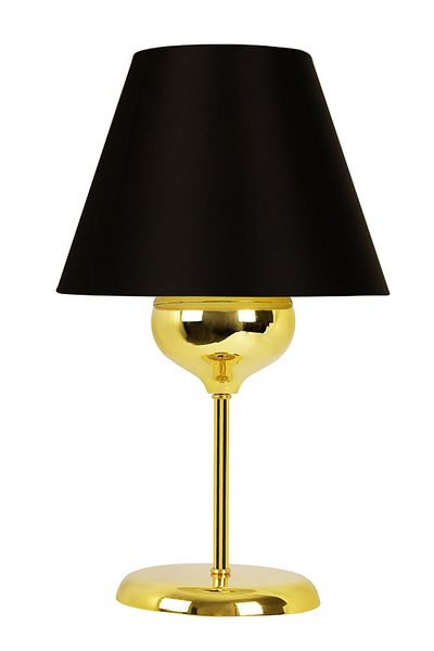 EvLight Azalea Metal Gold Design Black Table Lamp Lampshade
