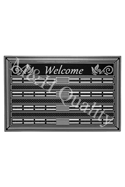 M&H Quality Welcome Summer Door Mat Gray Color