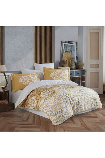 Hobby Serenity Gold - Poplin Single Duvet Cover Set