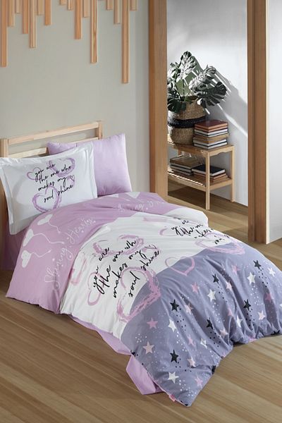 Hobby Voyager Poplin Single Duvet Cover Set