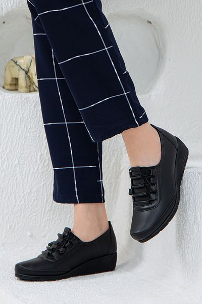 Yağlıoğlu Kundura Shoem42 2938 Pantofi ortopedici negri casual