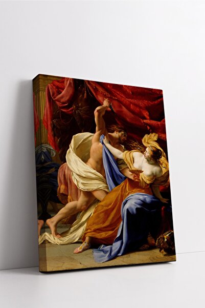 Carmen Eustache Le Sueur - Rape Of Tamar Kanvas Tablo - Başyapıtlar