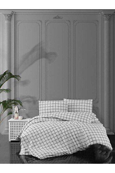 Vip Home Concept Set de lenjerie de pat din bumbac Ranforce cu cearșaf elasti...