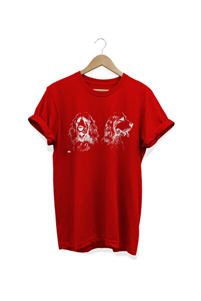WİDİ Pas Štampano Crveni T-shirt