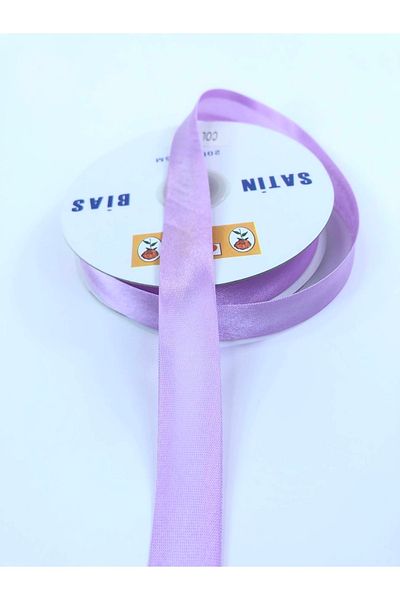 Hobigram Lilac Satin Biye 2 cm 1 Meter – Ειδικό Σχέδιο, Αξεσουάρ, Ποιοτική Παραγωγή, Εντυπωσιακό Στυλ – Κορδέλα
