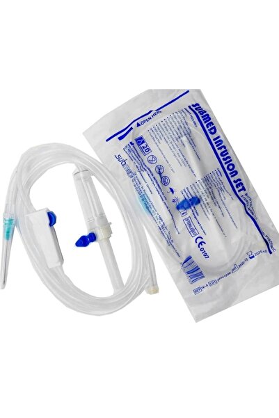 submed Serum Seti 21g Yeşil - Y Portlu - 10 Adet