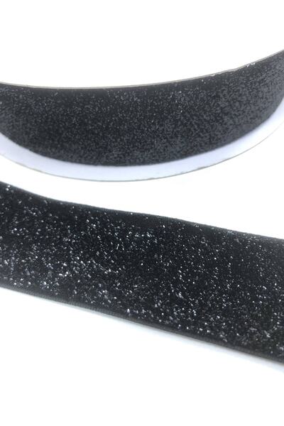 Hobigram Ασημί Μαύρη Βελούδινη Κορδέλα 4 εκ. Η τιμή είναι για 1 μέτρο – Κορδέλα, Κομψό Σχέδιο, Γυναικείο Αξεσουάρ – Κορδέλα