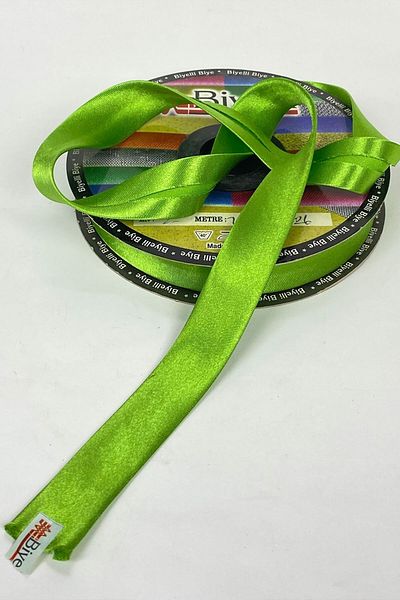 Hobigram Pistachio Green Satin Bias 2 cm 1 Meter – Ειδικό σχέδιο, Αξεσουάρ, Ποιοτική Παραγωγή, Στυλ που τραβάει τα βλέμματα