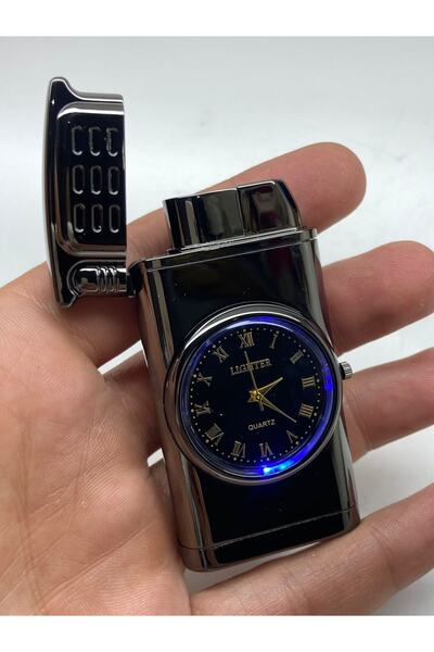 Elif Saatli Çakmak Pürmüzlü Füme 709298