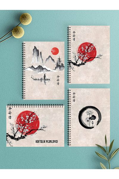 Apeirona Dotted Notebook Set | 3 Notebooks + 1 Weekly Planner